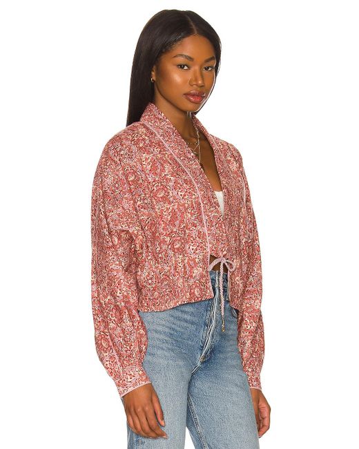 Free People Rosalina Jacket in Red Lyst UK