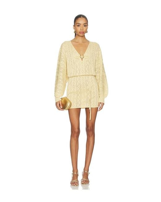 Spell Natural The Moss Knit Mini Dress
