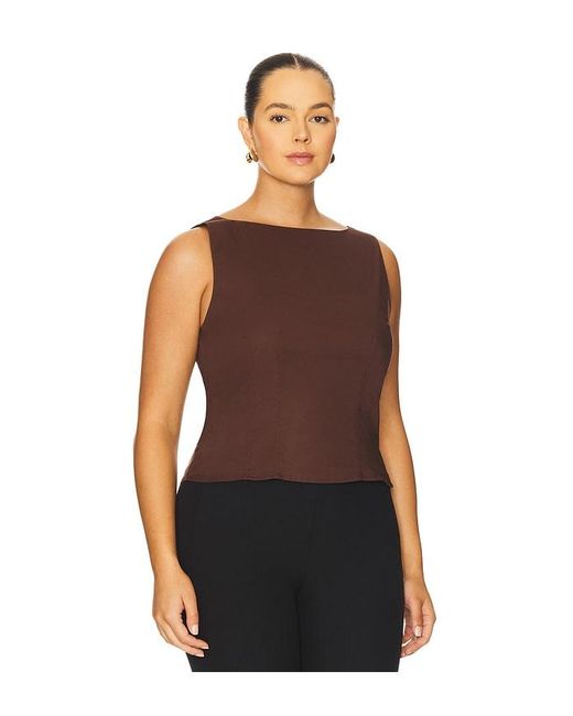 L'academie Brown Elsie Top