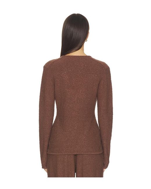 SRG Brown Samita Textured Cardigan