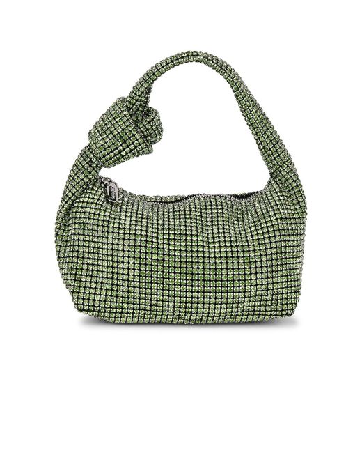 Olga Berg Polly Crystal Shoulder Bag In Green Lyst