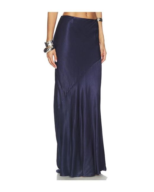 SNDY'S Blue Junie Maxi Skirt