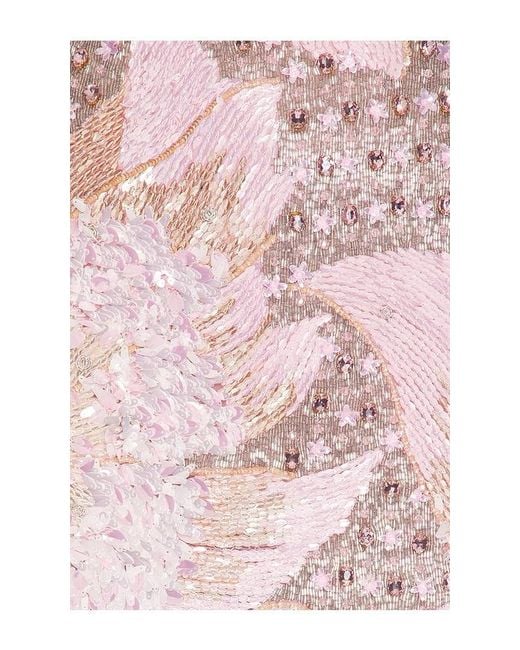 La Fuori Multicolor Embroidered Dress