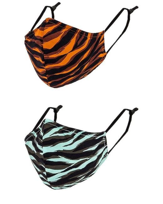 MASQUE VISAGE PRINTED en Blue,Orange. Jonathan Simkhai en coloris Brown