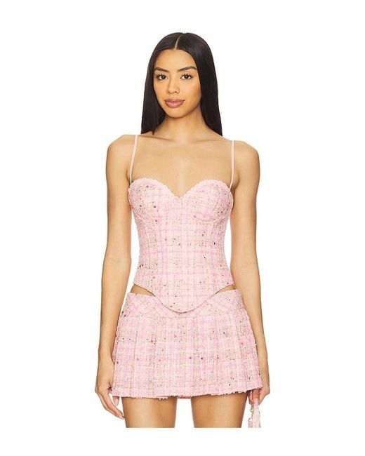 GUIZIO Pink Genevieve Bustier