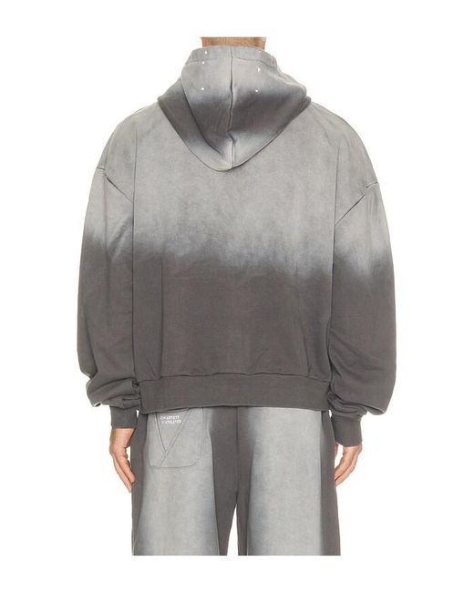 Ryoko Rain Gray Vintage Artist Hoodie for men