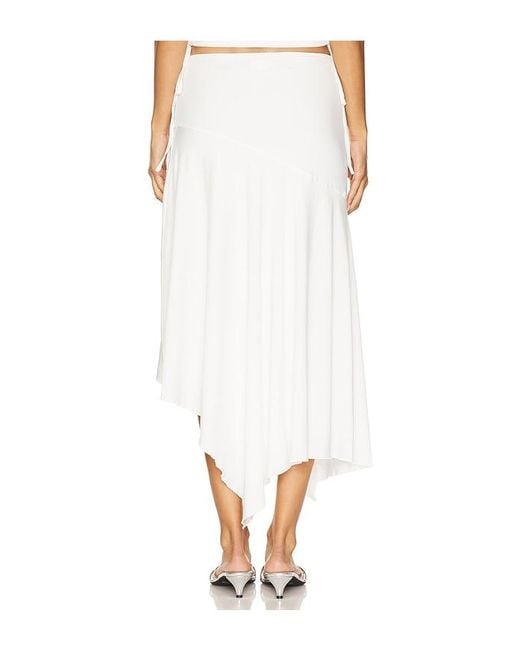 superdown White Jaqualina Midi Skirt