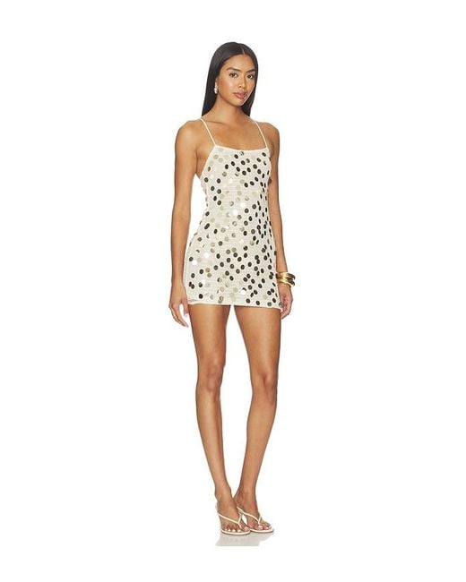superdown Natural Arlett Mini Dress