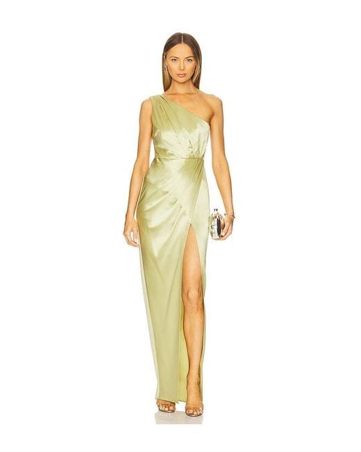 SAU LEE Metallic Preston Dress