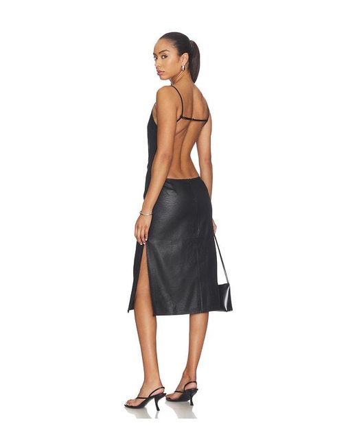 Lioness Black Alexa Midi Dress