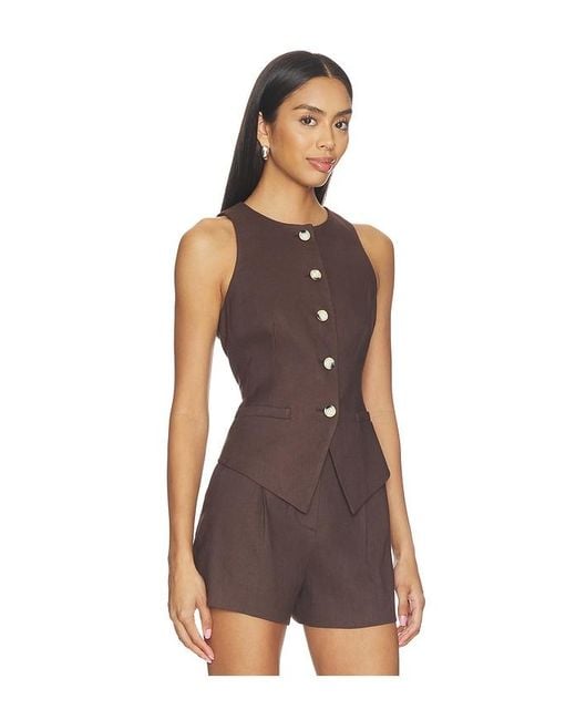 Veronica Beard Brown Hartwell Vest