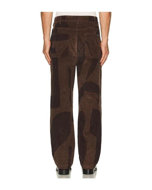 by Parra Brown Detached Pants for men