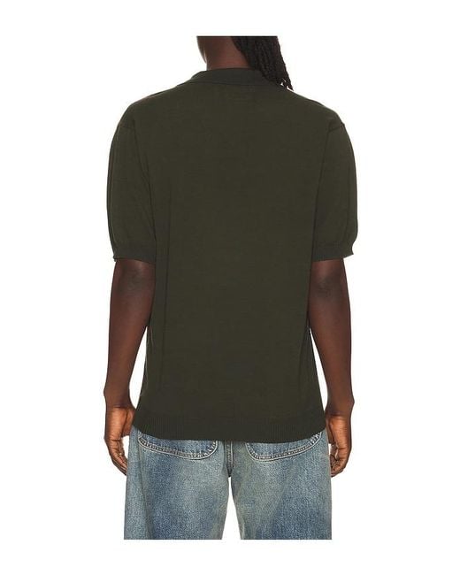 Camisa Half En Color Verde Oliva Talla (También En S, M, Xl) Beams Plus de hombre de color Brown