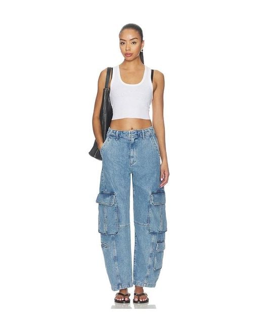 Agolde Blue Ambika Utility Jean