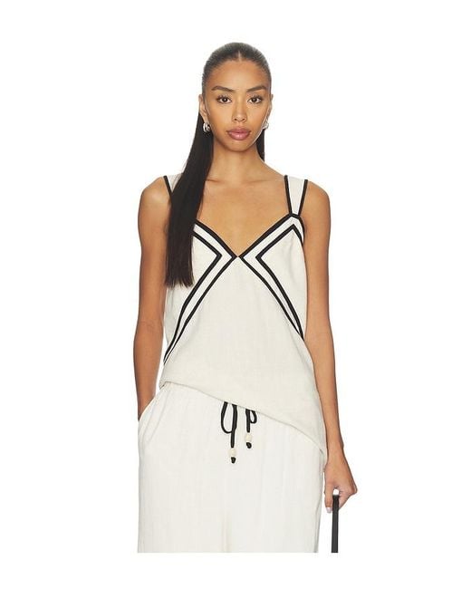 Sancia White The Airlie Top