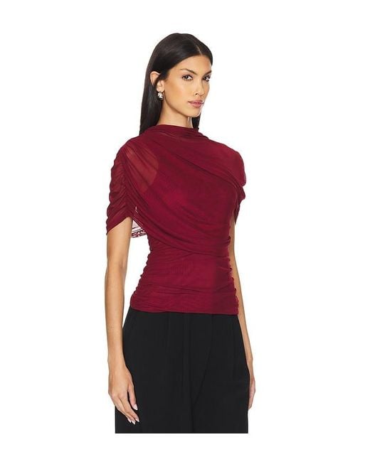 Amanda Uprichard Red X Revolve Evianna Top