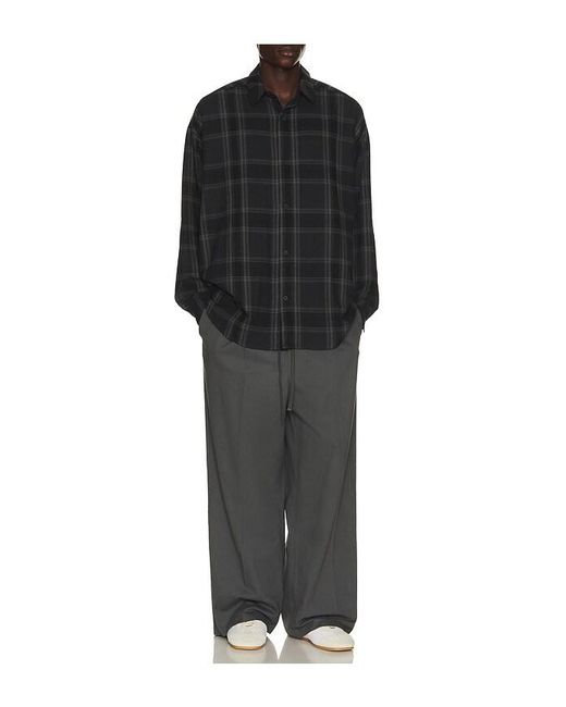 Fear Of God Black Button Up Shirt for men