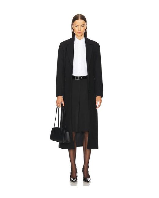 Line & Dot Black Livia Coat