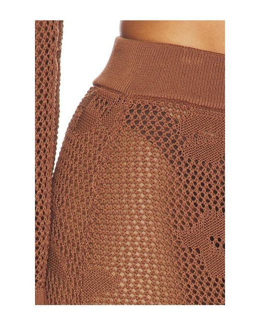 SNDY'S Brown Terra Maxi Skirt