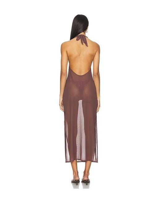 FAE Brown Ava Maxi Dress