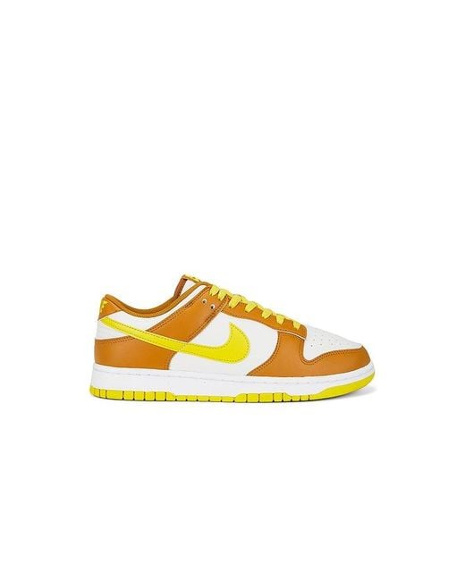 Nike Yellow Dunk Low Retro for men