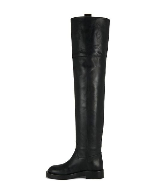 Paris Texas Black Napa Over The Knee Boot