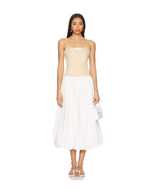 Line & Dot White Anthia Dress