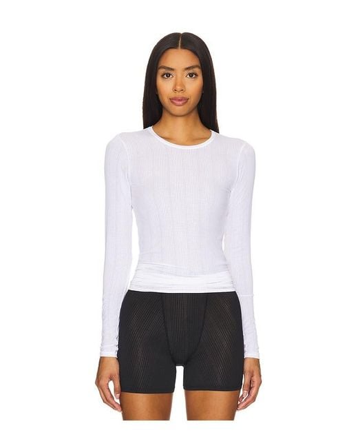 Negative Underwear White Whipped Long Sleeve