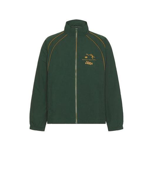 Palmes Green Track Jacket for men