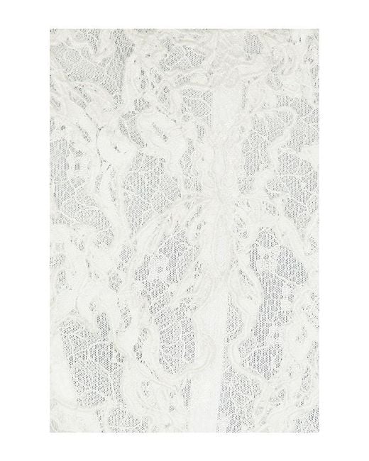 Halo White Feather Lace Corset
