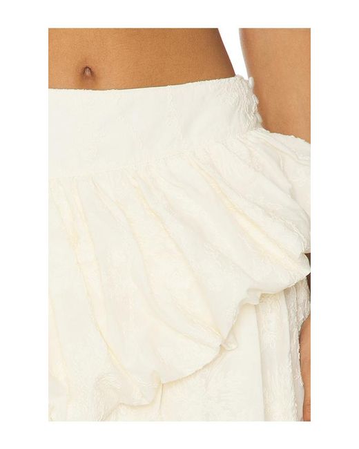 Tularosa White Jenna Mini Skirt