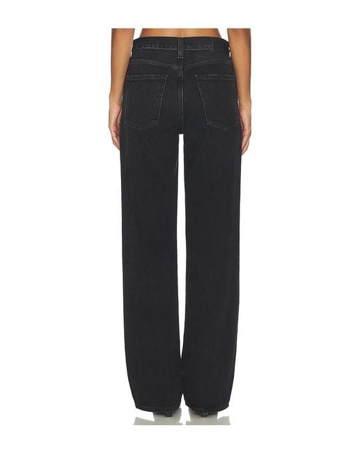 Citizens of Humanity Black Annina Straight Leg Jeans