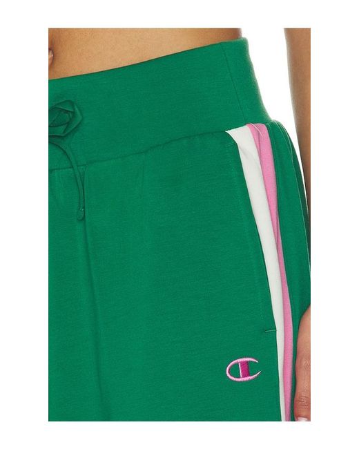 Champion Green Tennis Court Wide Leg Track Pant