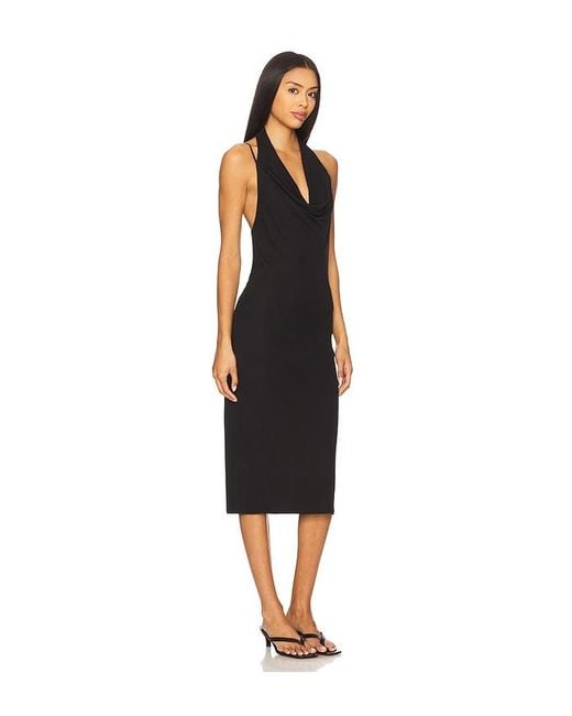 geel Black Sill Dress