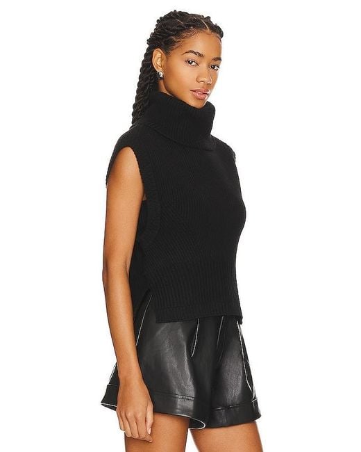 Jonathan Simkhai Black Maple Sweater Top