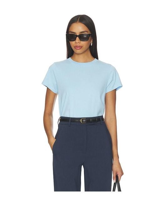 RENGGLI Blue Crop Tee