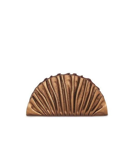 Cult Gaia Brown Nala Clutch