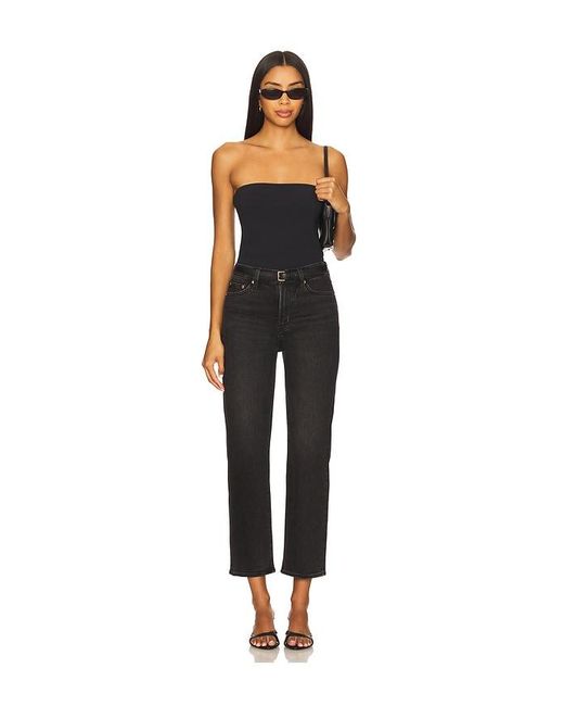 Pistola Black Charlie High Rise Classic Straight Ankle Jeans