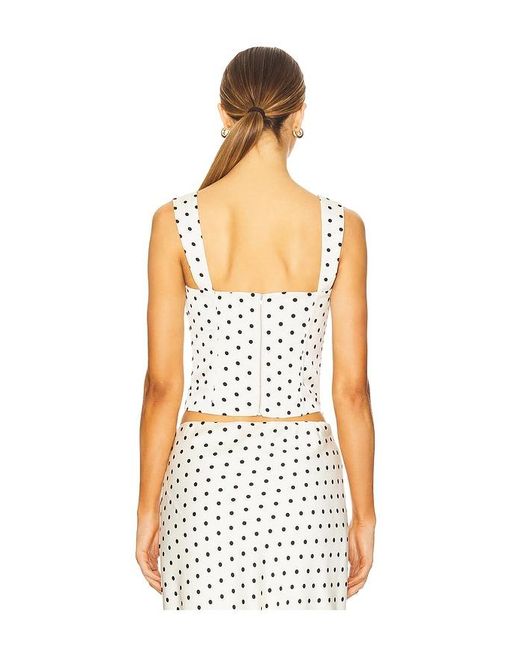 Runaway the Label White Karlita Bustier