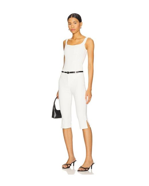 superdown White Harlow Capri