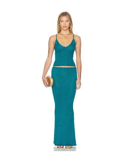 Asta Resort Blue Carolina Skirt