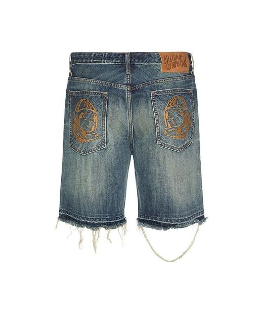 BBCICECREAM Blue Cadet Jean Shorts for men