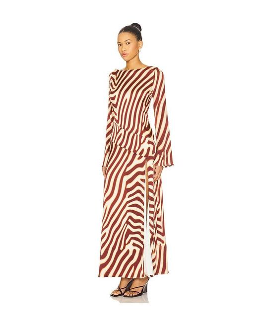 Seven Wonders White Montie Sleeved Maxi Dress