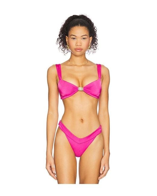 Cin Cin Pink Abyss Bikini Top