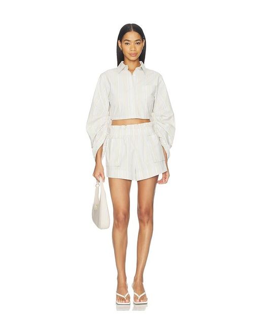 Hevron White Mira Short