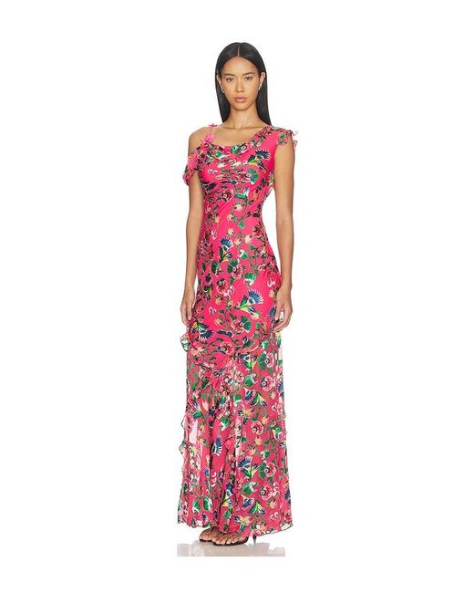 Saloni Red Seema Dress