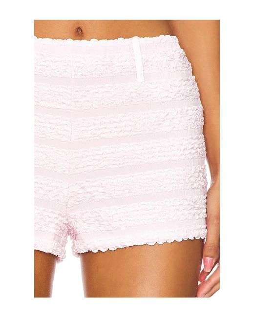 Lioness White Riviera Ruffle Short