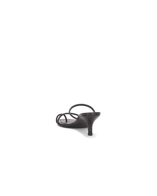 St. Agni White Minimal Strap Heel
