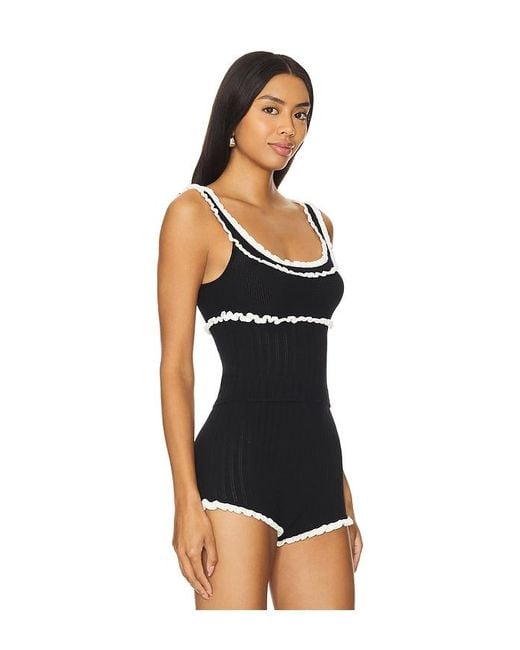 MAJORELLE Black Brielle Tank