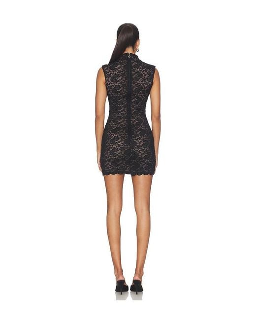Nookie Black Mystique Highneck Mini Dress